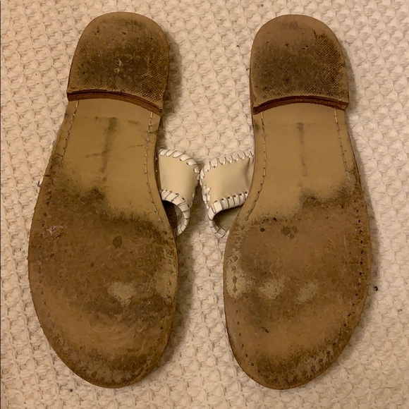 White and Cream Jack Rogers - Picture 2 of 3